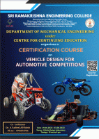 Vehicle Design For Automotive Competitions 2023 Workshop Poster